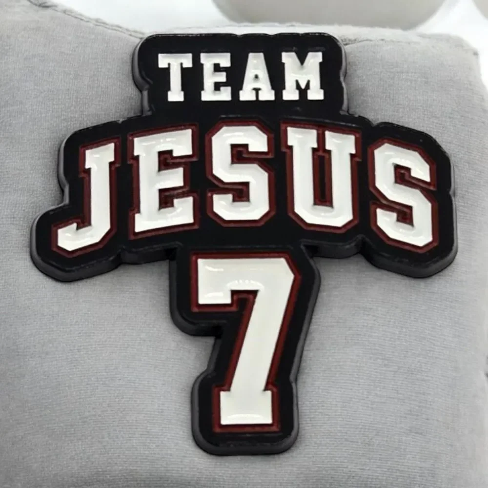 Team Jesus Christian Pin Religious Cross Jewelry Inspirational Faith Novelty New